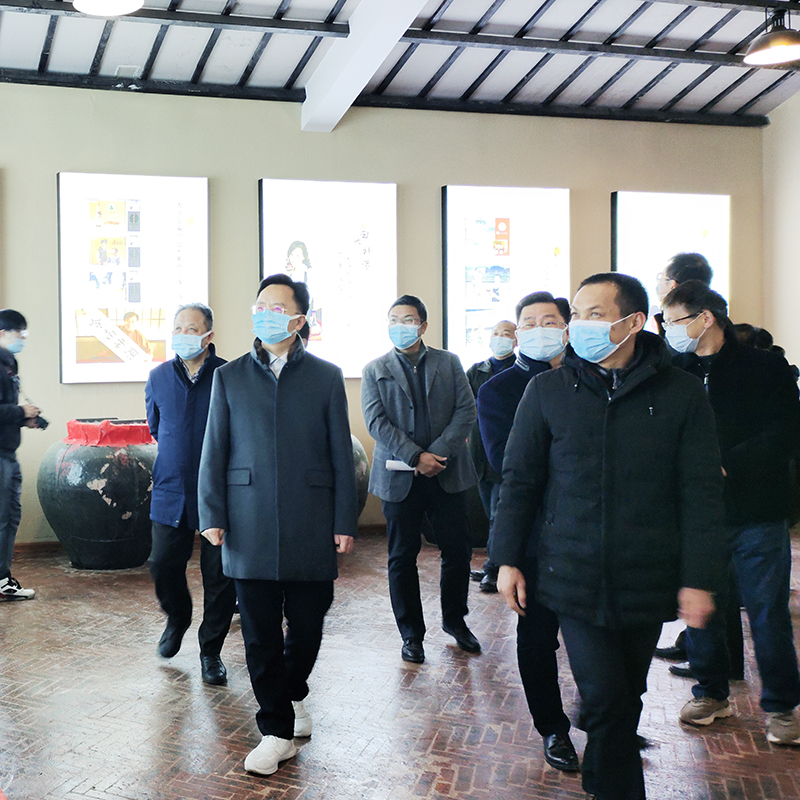 梧州市副市长王永超到龙山酒业有限公司调研